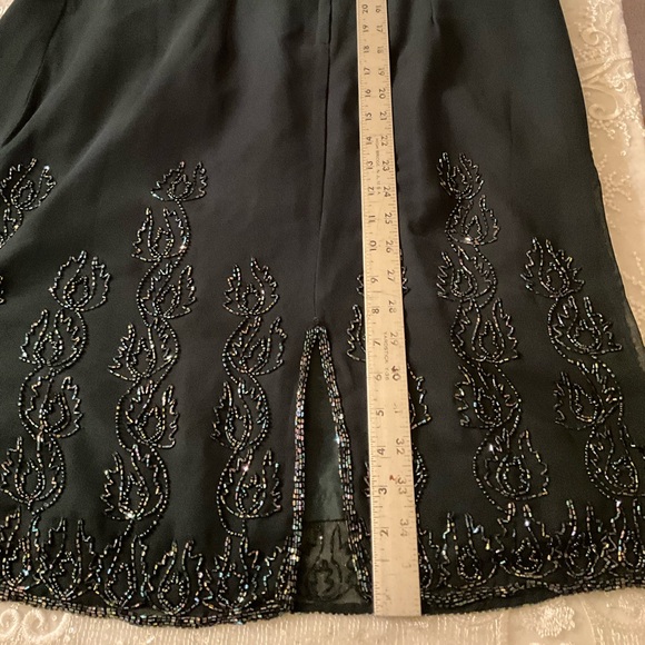 Formal long dress with sheer cover - Picture 6 of 12